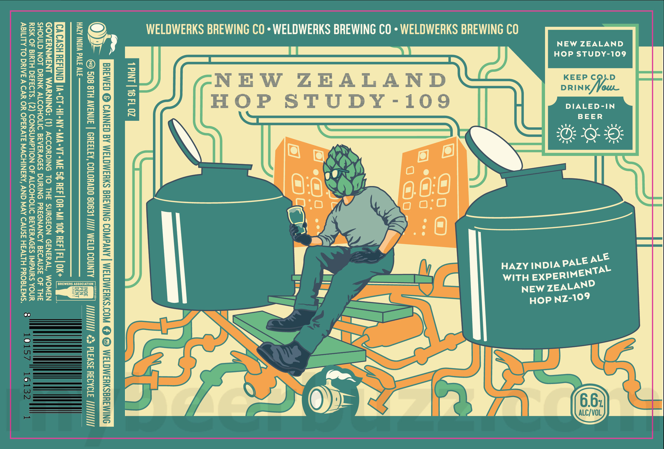 WeldWerks Adding Keepin’ Time & New Zealand Hop Study 109 WeldWerks Adding Keepin’ Time & New Zealand Hop Study 109