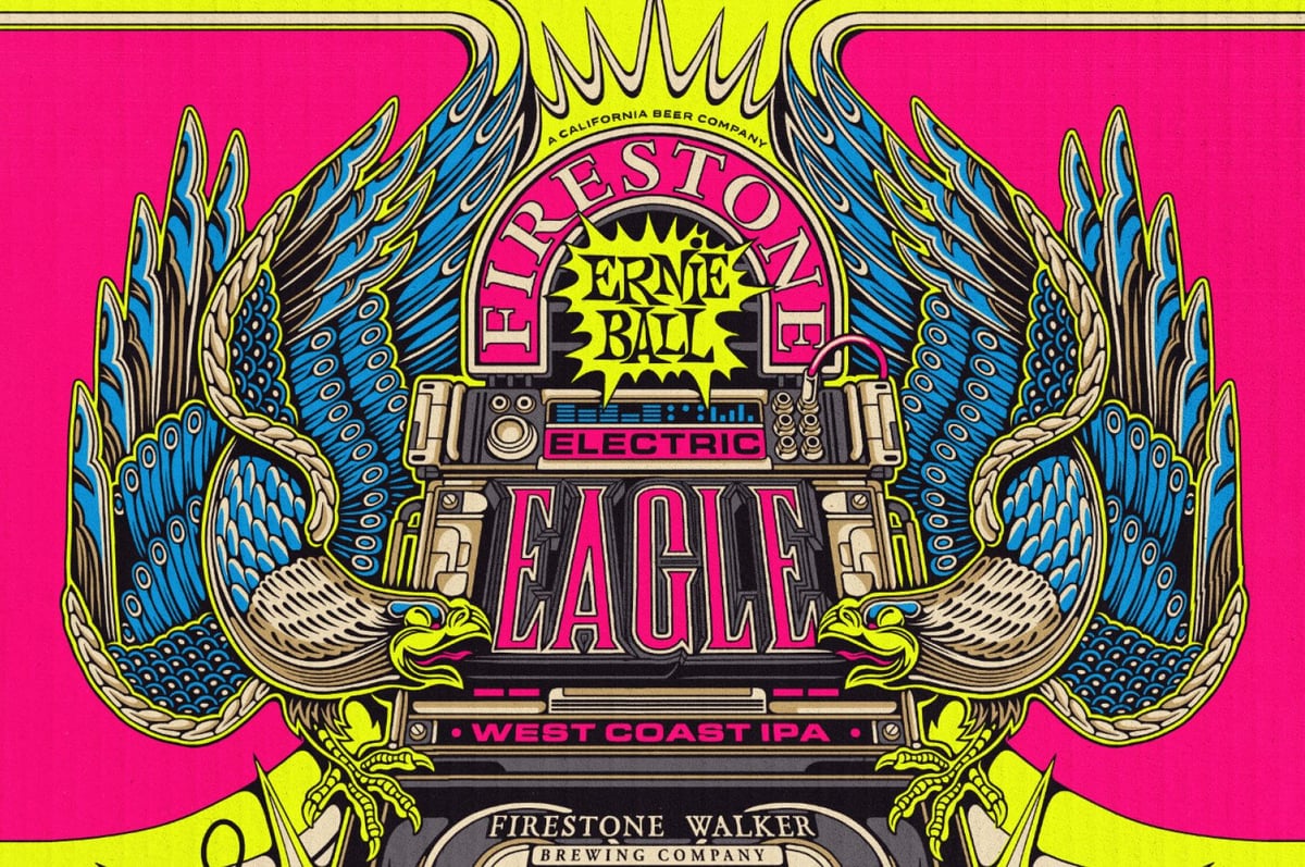 Firestone Walker Announces "Electric Eagle IPA" Collab with Ernie Ball Firestone Walker Announces "Electric Eagle IPA" Collab with Ernie Ball