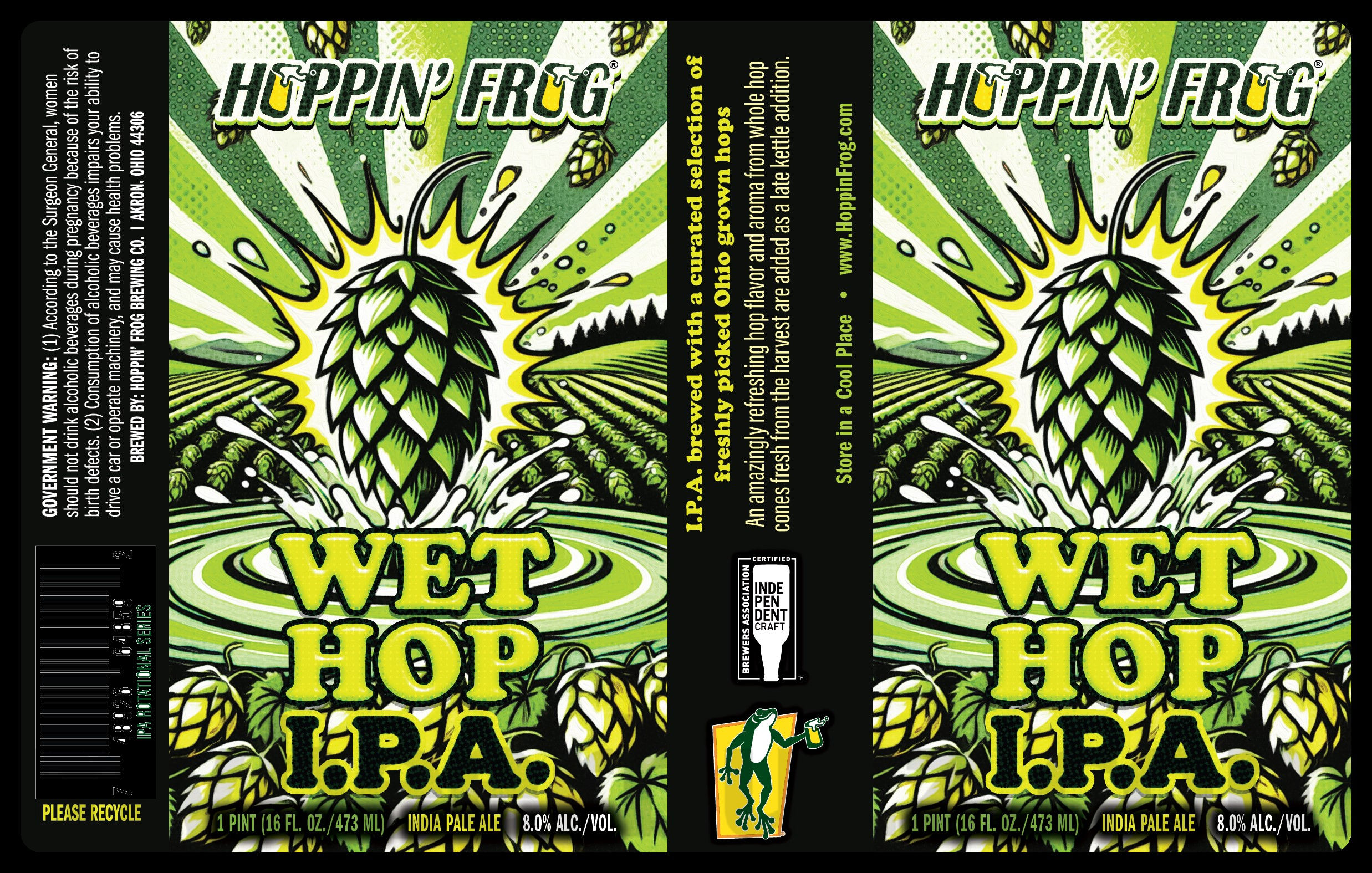 Hoppin’ Frog Adding Wet Hop IPA, Peanut Butter & Jelly Turbo Shandy and Double Barrel-Aged B.O.R.I.S. Frog-Hattan Hoppin’ Frog Adding Wet Hop IPA, Peanut Butter & Jelly Turbo Shandy and Double Barrel-Aged B.O.R.I.S. Frog-Hattan