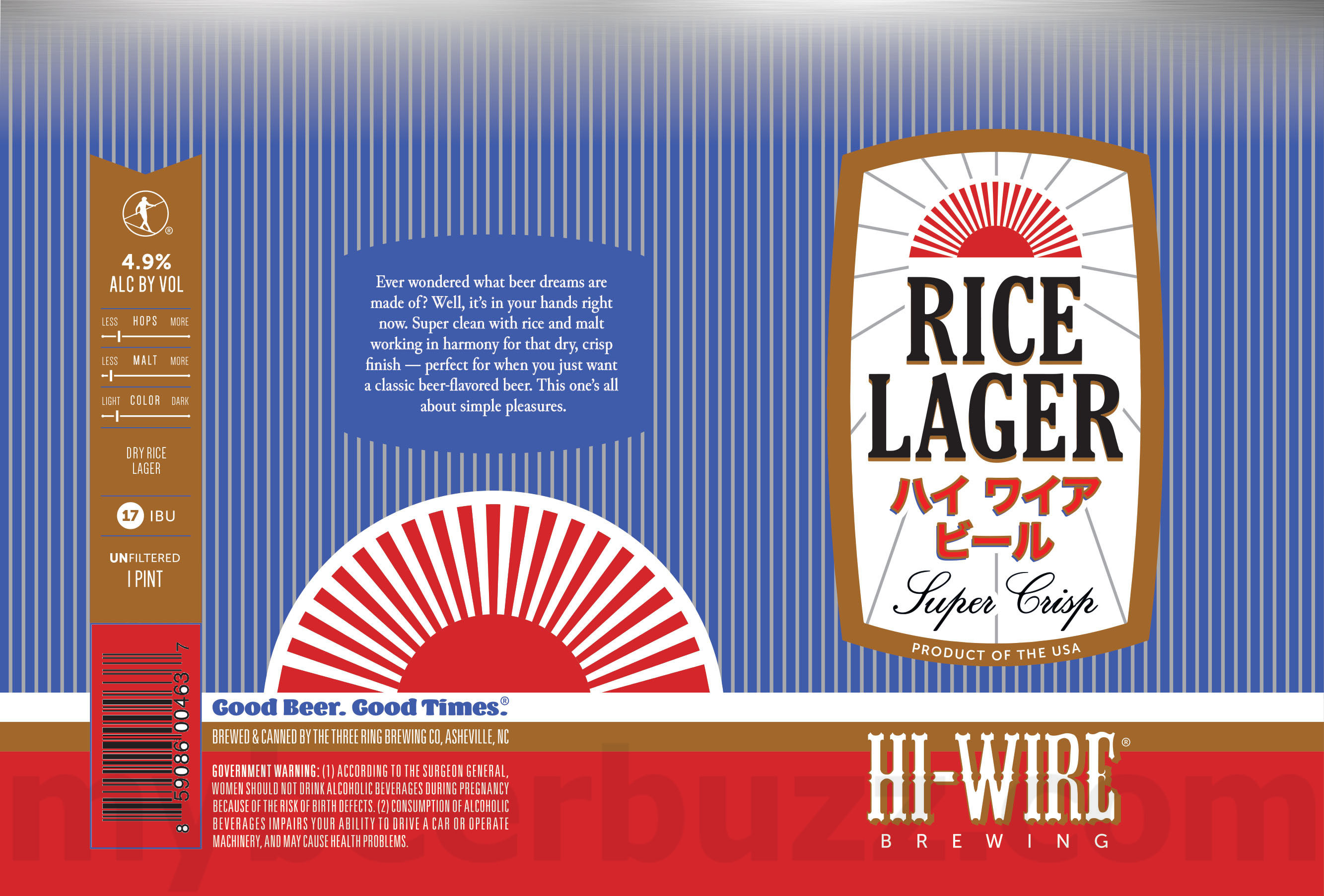 Hi-Wire Working On Snow Daze & Rice Lager Hi-Wire Working On Snow Daze & Rice Lager