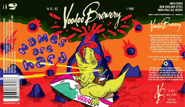 Voodoo Brewery Adding Non-Trademark Infringement Alma Mater IPA, Names Are Hard, Khakis Full Of Cheese & Yes! In The Face Cans 9 apost 502