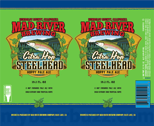Mad River Brewing - River Days & Steelhead 12oz Cans / Humboldt Brownie, Tropi-cal, Bourbon Barrel Vanilla Porter, Bourbon Barrel Redwood Stout & John Barleycorn Bottles 8 apost 511
