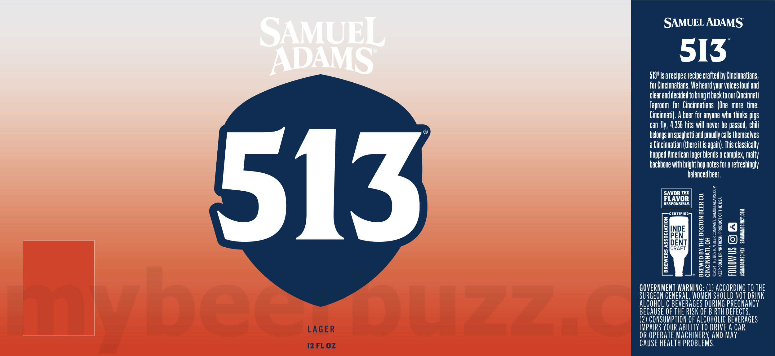 Samuel Adams Ohio Updating 513 & Cincinnati IPA Samuel Adams Ohio Updating 513 & Cincinnati IPA