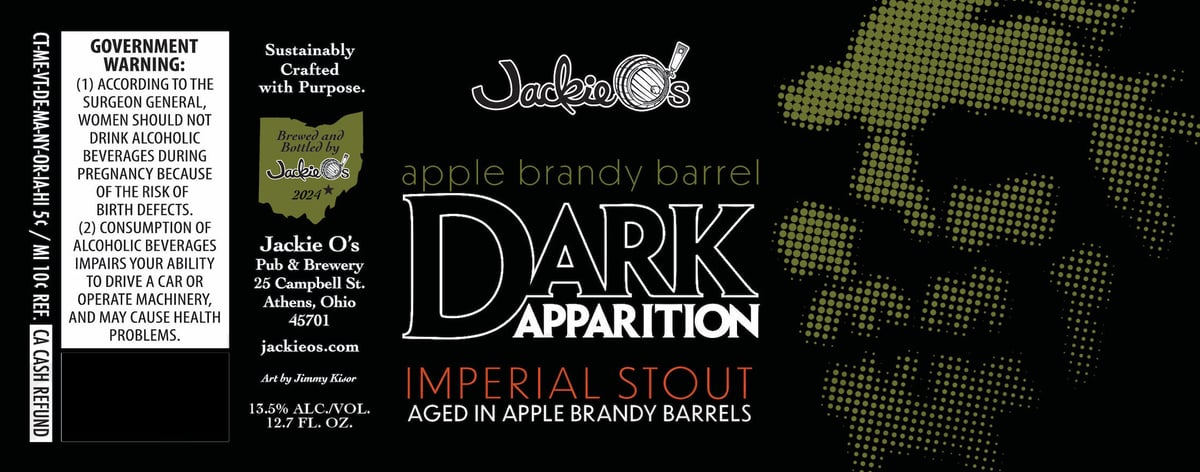 Jackie O’s Adding Temple Of Minerva, Apple Brandy Barrel Dark Apparition, Overcoil, Core Values & Cobblestone Jackie O’s Adding Temple Of Minerva, Apple Brandy Barrel Dark Apparition, Overcoil, Core Values & Cobblestone