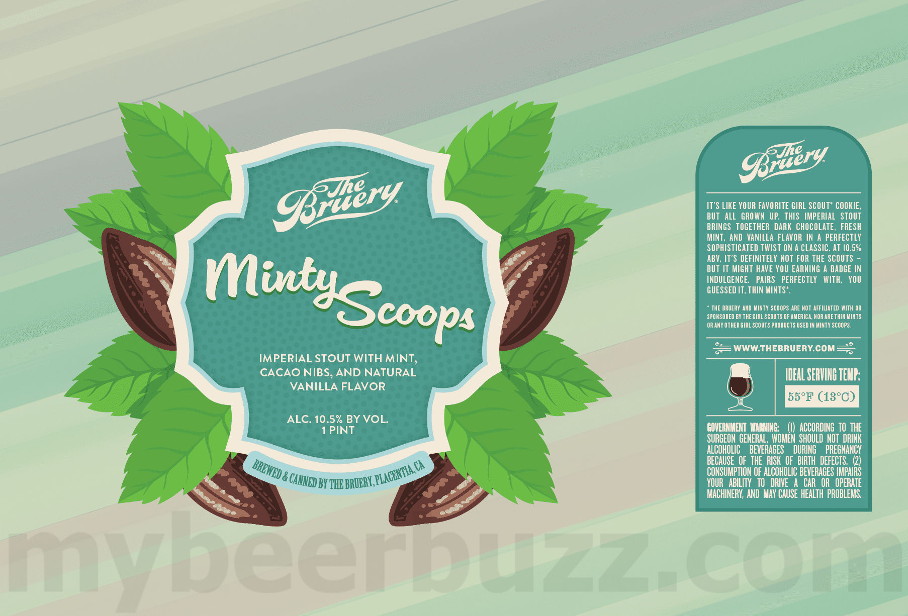 The Bruery Adding Minty Scoops Cans & The Crumbfather Bottles The Bruery Adding Minty Scoops Cans & The Crumbfather Bottles