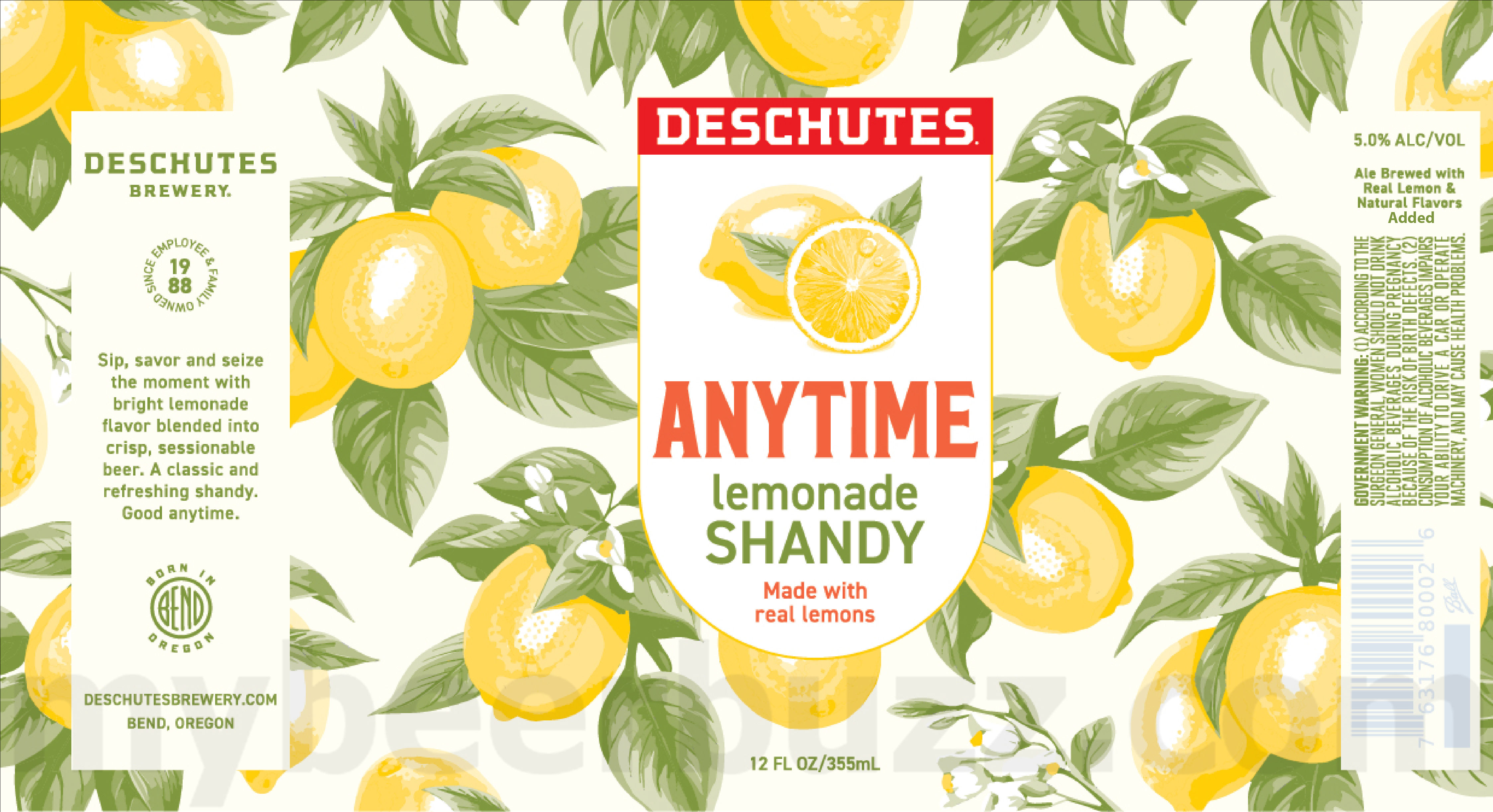 Deschutes Adding Anytime Lemonade Shandy Deschutes Adding Anytime Lemonade Shandy