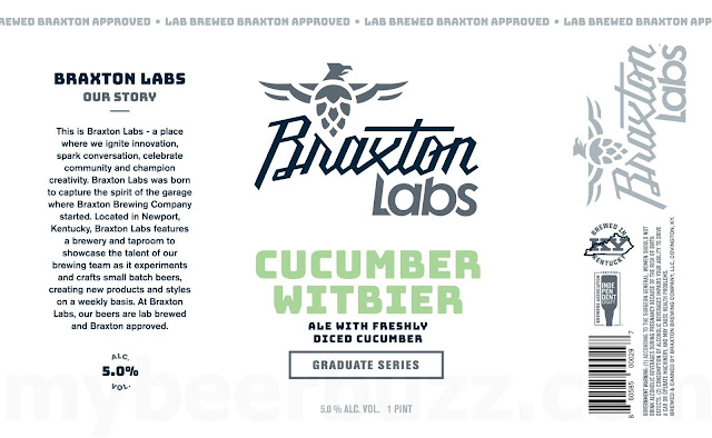 Braxton Labs Working On Mint Chocolate Chip, Cucumber Witbier & Sweet Potato Casserole Cans Braxton Labs Working On Mint Chocolate Chip, Cucumber Witbier & Sweet Potato Casserole Cans