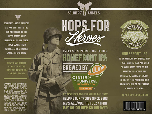 Center Of The Universe Chameleon IPA, Donker Zuur, Homefront IPA, Chic Saison, Snow COnes & Bee Coming To 16oz Cans 8 apost1 Copy