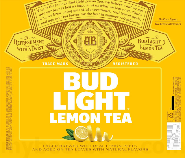 Bud Light Adding “No Corn Syrup” To Bud Light Orange, Lime & Lemon Tea Labels 8 apost10 10