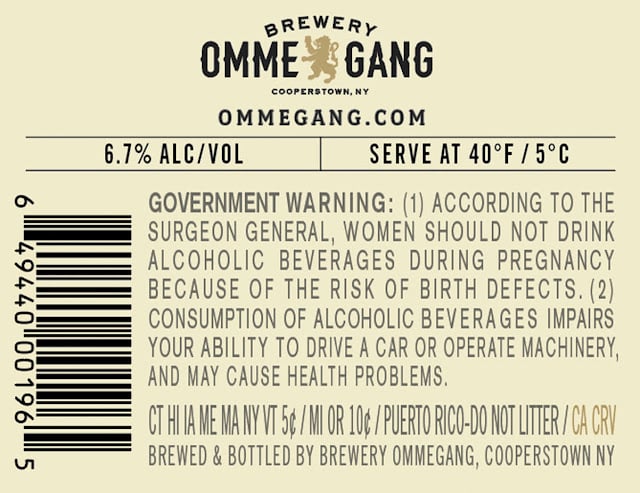 Ommegang Saisonztraminer Coming To Grape & Grain Co-Fermentation Project Ommegang Saisonztraminer Coming To Grape & Grain Co-Fermentation Project