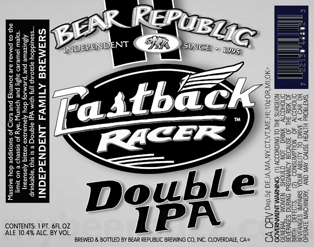 Bear Republic Fastback Racer DIPA Returns Bear Republic Fastback Racer DIPA Returns