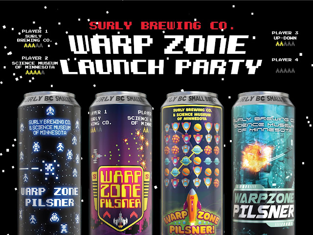 Surly & Science Museum Of MN Collaborate On Warp Zone Pilsner 16oz Cans 8 apost11 127