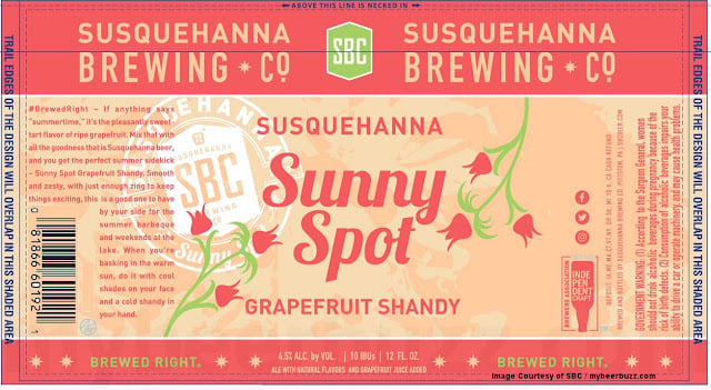 Susquehanna Brewing Shandy Spot, Sunny Spot & Goldencold Lager Coming To Cans Susquehanna Brewing Shandy Spot, Sunny Spot & Goldencold Lager Coming To Cans