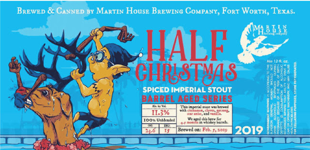 Martin House Working On Caballo Blanco Creamy Cinnamon Horchata Ale, Queen Of The Mist, Half Christmas 2019, Bubble Haze, Kokytus, Coconut Cream Pie Stout & Sunday IPA Martin House Working On Caballo Blanco Creamy Cinnamon Horchata Ale, Queen Of The Mist, Half Christmas 2019, Bubble Haze, Kokytus, Coconut Cream Pie Stout & Sunday IPA