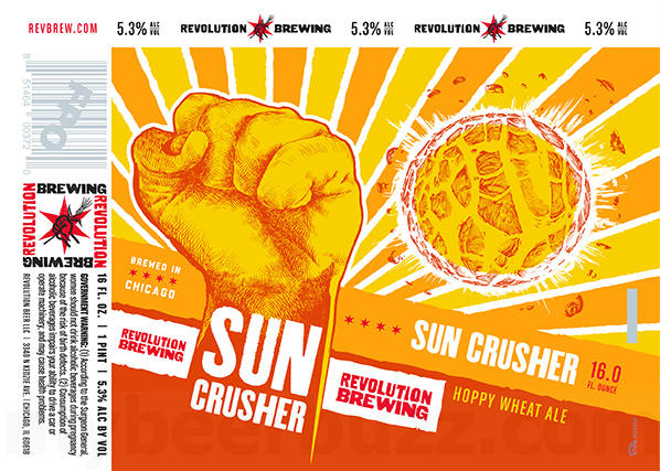 Revolution Brewing - Anti-Hero IPA & Sun Crusher 16oz Cans 9 apost11 188