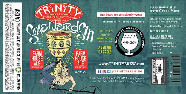 Trinity Brewing Some Weird Sin Trinity Brewing Some Weird Sin