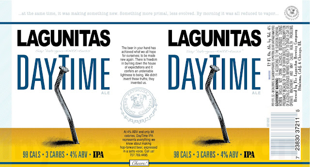 Lagunitas Lowering Calories On DayTime IPA Lagunitas Lowering Calories On DayTime IPA