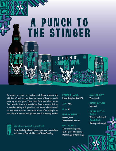 Stone Adding Scorpion Bowl IPA 19.2oz Cans 10 apost12 44