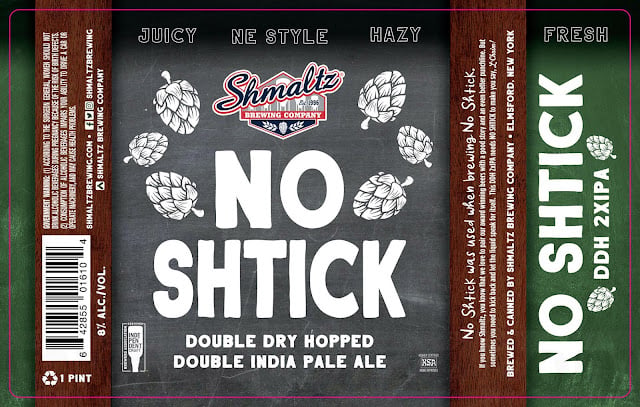 Shmaltz Brewing Adding No Shtick Hoppy Ale 8 apost12 60