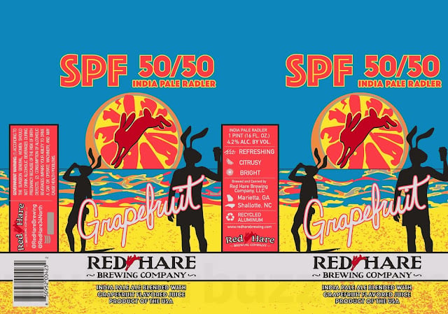 Red Hare - SPF 50/50 India Pale Radler Cans / Grapefruit Red Hare - SPF 50/50 India Pale Radler Cans / Grapefruit