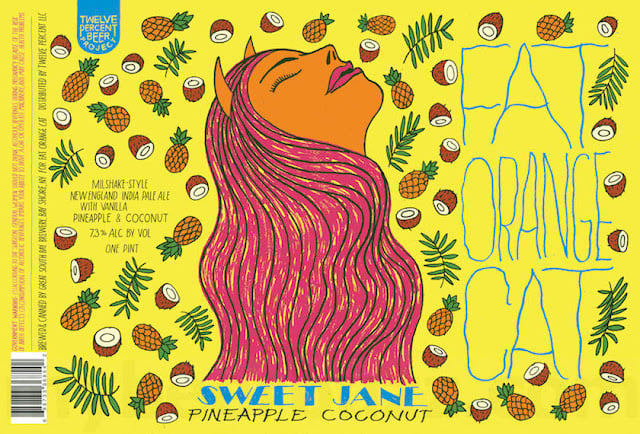 Fat Orange Cat Sweet Jane 16oz Cans Fat Orange Cat Sweet Jane 16oz Cans