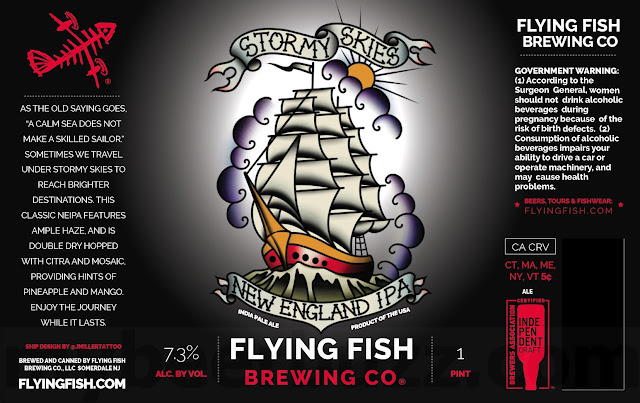 Flying Fish Adding Double Fishted, New England IPA & TradewindsCans Flying Fish Adding Double Fishted, New England IPA & TradewindsCans