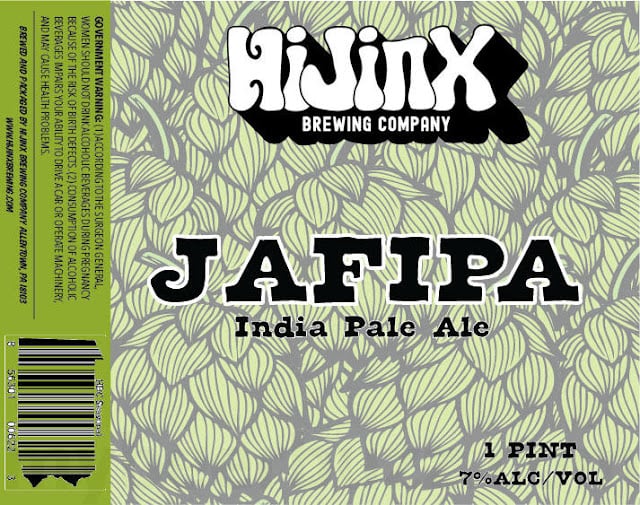 HiJinx Adding Verano Blonde Ale / JAFIPA 16oz Cans, Fuzzy Love, Waynestock XX & Chaton Saison 13 apost13 120