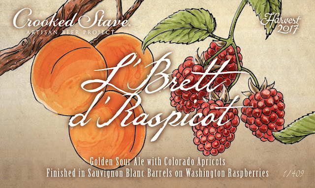 Crooked Stave Colorado Reserva Green Bartlett Pear, Elberta Peach, Red Heart Plum, Goldbar Apricot, Farmhouse Palisade Peach, Adambier, Gimme Mo, L’Brett D’Or, L’Brett D’Raspicot, Framboise & Member Berries Syrah / Cabernet Franc / Viognier / PCT Porter 8 apost13 123