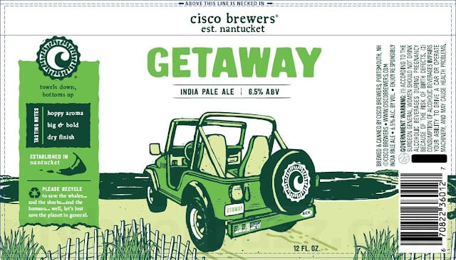 Cisco Brewers Adding Gripah Grapefruit IPA Cans & Bottles / Getaway IPA / Cran-Tucket 10 apost13 127