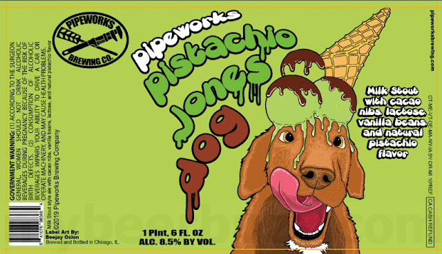 Pipeworks Working On Absolute Motion and Unofficial Beer Sponsor, S'more Money S'more Problems, Unicorn vs All Internet Cats, PB&J Jones Dog, A Real Gem, Choice, Eclipse Seasin, Pineapple Bling, Family Party, Rainbow Sure Bet, Astro Dwarf, Plush Boom, Pistachio Jones Dog, Premium Pilsner, Sellray Sour, Danger Fruit, Fluffo Sando, Raspberry Sea Cucumbo & Brewnicornski Bottles 34 apost13 91
