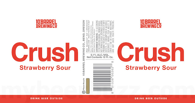 10 Barrel Crush Strawbery Sour 10 Barrel Crush Strawbery Sour