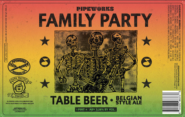 Pipeworks Working On Absolute Motion and Unofficial Beer Sponsor, S'more Money S'more Problems, Unicorn vs All Internet Cats, PB&J Jones Dog, A Real Gem, Choice, Eclipse Seasin, Pineapple Bling, Family Party, Rainbow Sure Bet, Astro Dwarf, Plush Boom, Pistachio Jones Dog, Premium Pilsner, Sellray Sour, Danger Fruit, Fluffo Sando, Raspberry Sea Cucumbo & Brewnicornski Bottles 28 apost19 13
