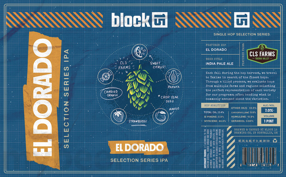 Block 15 Adding Amarillo Selection Series IPA, Simcoe Selection Series IPA, El Dorado Selection Series IPA & Mosaic Selection Series IPA Block 15 Adding Amarillo Selection Series IPA, Simcoe Selection Series IPA, El Dorado Selection Series IPA & Mosaic Selection Series IPA