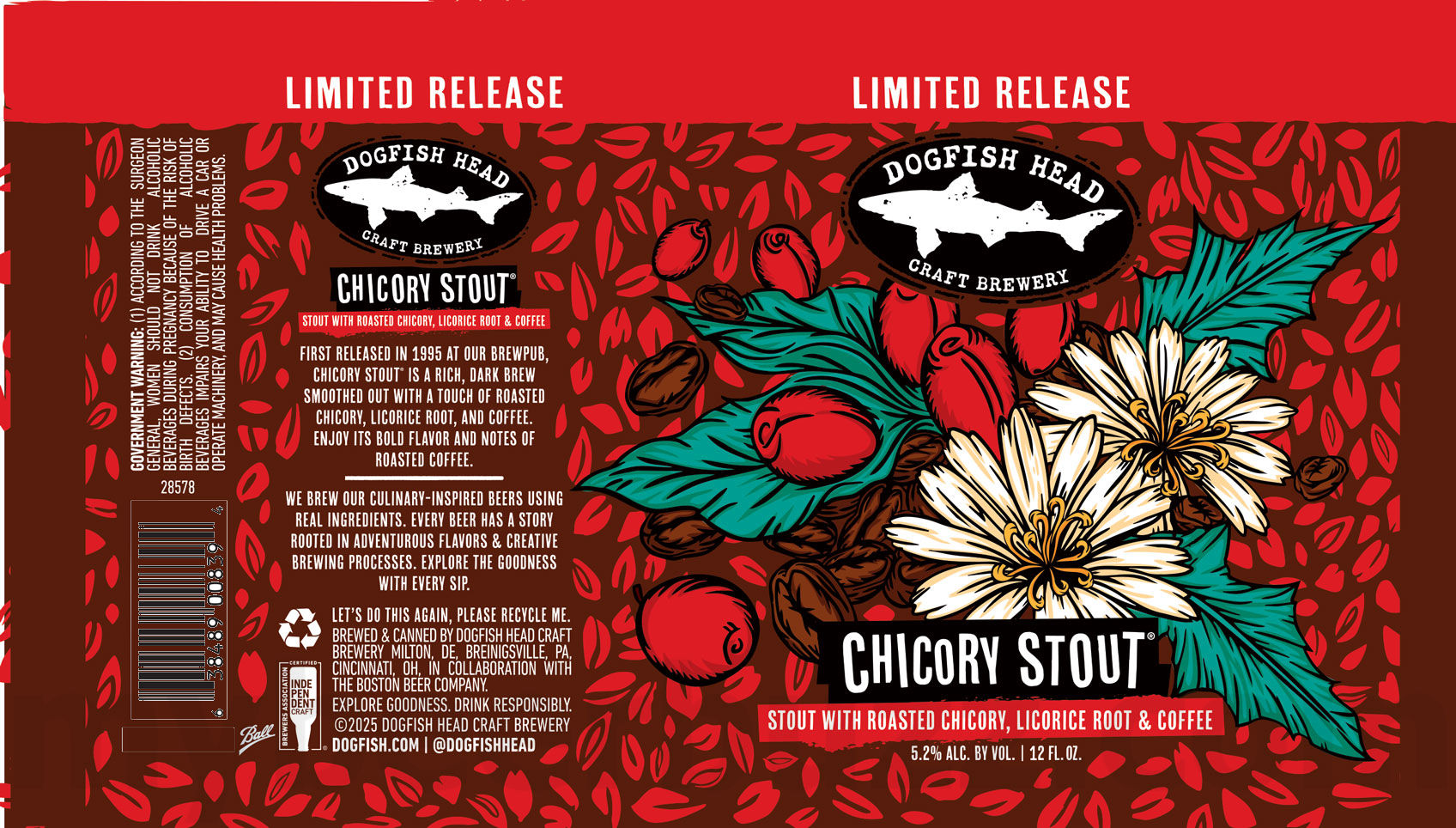 Dogfish Head Chicory Stout & Raison D’Etre Return In New Limited Release Cans Dogfish Head Chicory Stout & Raison D’Etre Return In New Limited Release Cans