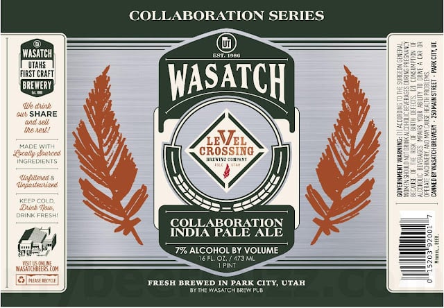 Wasatch English Style Barleywine Ale & Baltic Porter Lager Coming To Top Of Main Series / Treeline / Level Crossing Collaboration IPA / Kellerbier Lime Lager 8 apost20 12