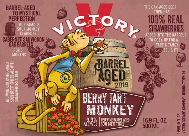 Victory Berry Tart Monkey Coming To 2019 Barrel Aged Series Victory Berry Tart Monkey Coming To 2019 Barrel Aged Series