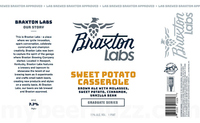Braxton Labs Working On Mint Chocolate Chip & Sweet Potato Casserole Cans Braxton Labs Working On Mint Chocolate Chip & Sweet Potato Casserole Cans