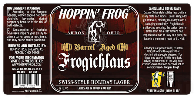 Hoppin’ Frog 2018 Frogichlaus Swiss-Style Holiday Lager Coming 10/16 8 apost3 248