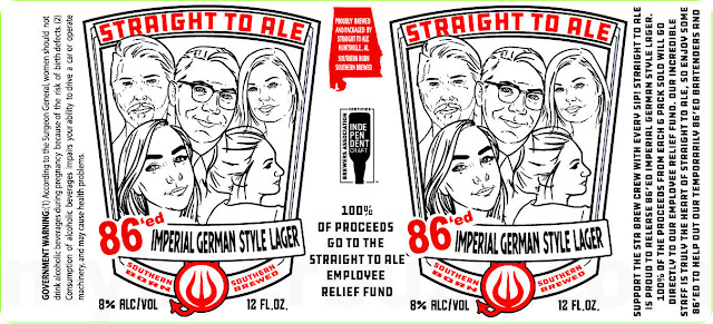 Straight To Ale Adding Blood Brother, Hellfire, Third Rock Maibock, 86'ed, Noal Noal!, Renfroe's Market Lemon Shandy, Pompatus Of Love, Double Bunny & Chill Pils 12oz Cans 10 apost3 251