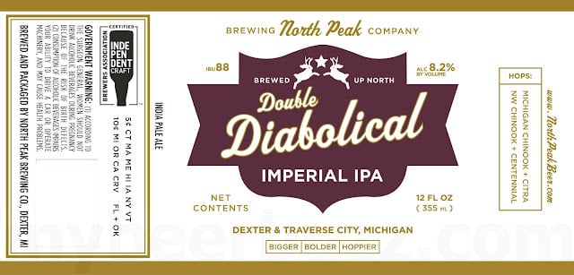 North Peak Brewing Updating Sparta American IPA, Havoc, Siren, Hooked, Piney, Stormy, Archangel, Double Diabolical, Diabolical Wet Hop IPA, Tropical Diabolical & Diabolical 17 apost3 256