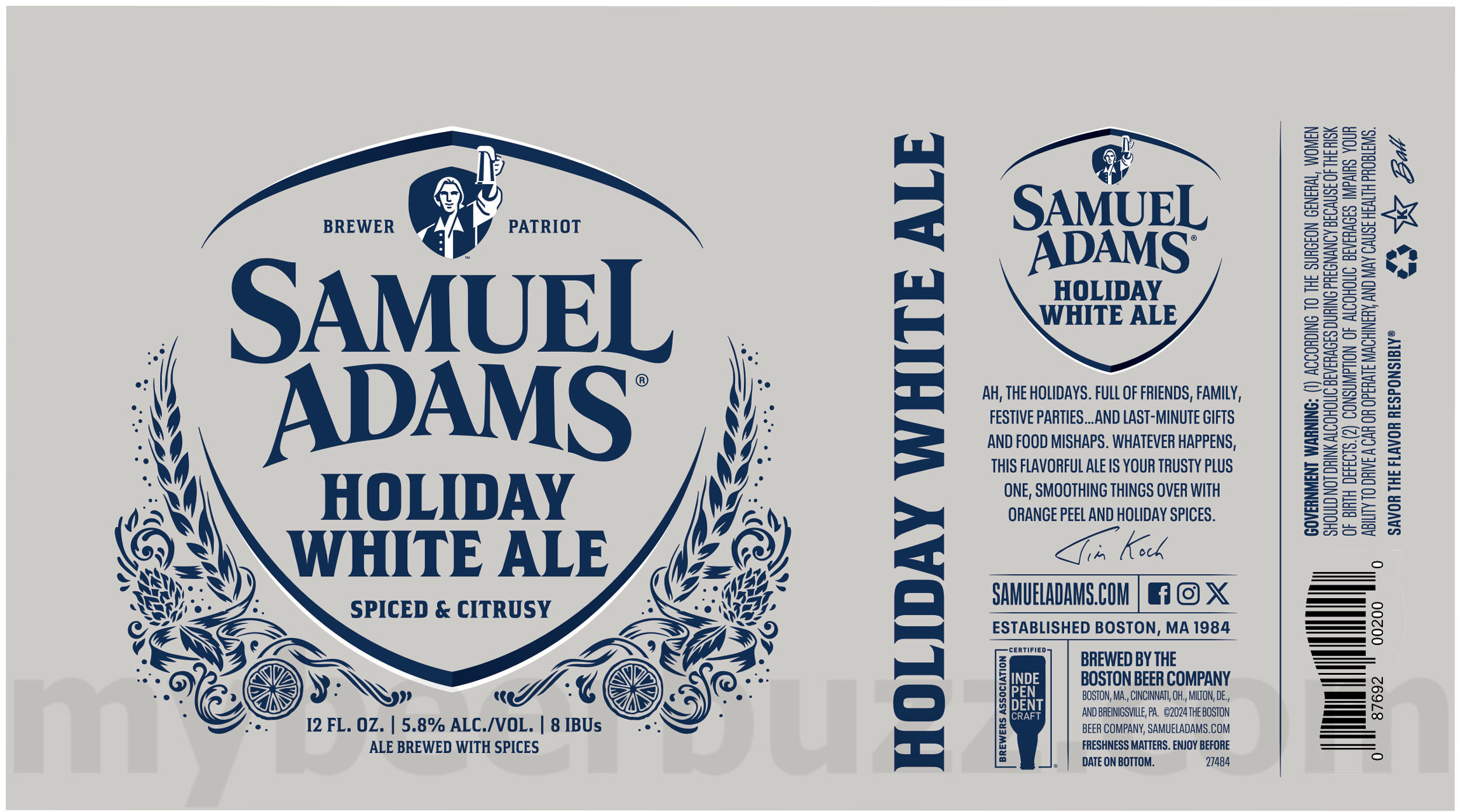 Samuel Adams Updating Old Fezziwig, OVP, Holiday White Ale & Winter Lager For 2024 Samuel Adams Updating Old Fezziwig, OVP, Holiday White Ale & Winter Lager For 2024