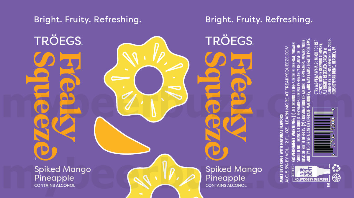 Tröegs Adding Mad Dreams & Freaky Squeeze Spiked Mango Pineapple Tröegs Adding Mad Dreams & Freaky Squeeze Spiked Mango Pineapple