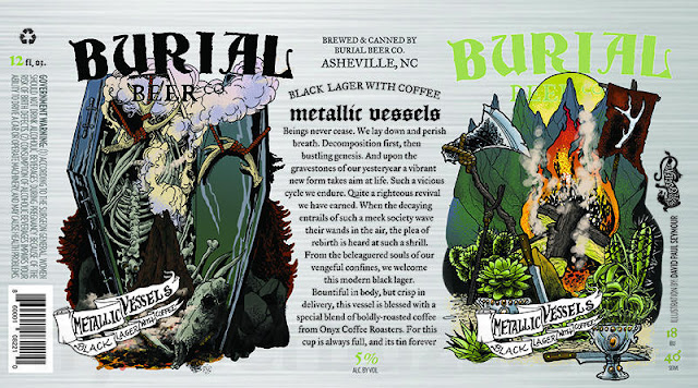 Burial Beer - Old Black Hen, Death And The Miser, Metallic Vessels & Talonsword Burial Beer - Old Black Hen, Death And The Miser, Metallic Vessels & Talonsword