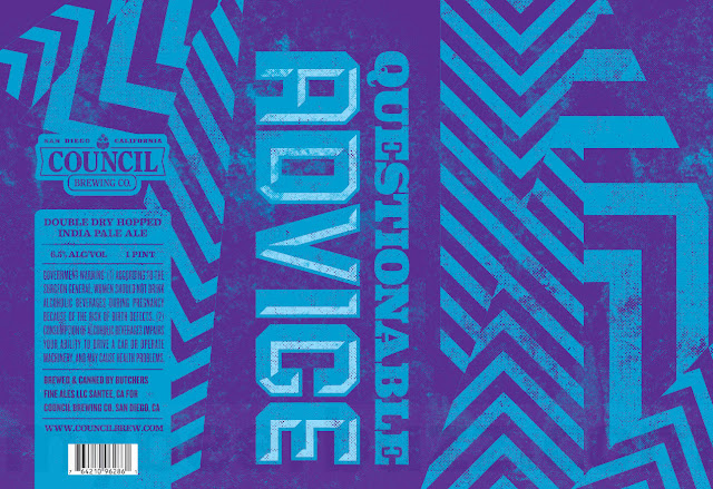Council Brewing Nicene Wine Barrel Aged Farmhouse Saison Returns / Hazing Cane, Questionable Advice 8 apost4 241