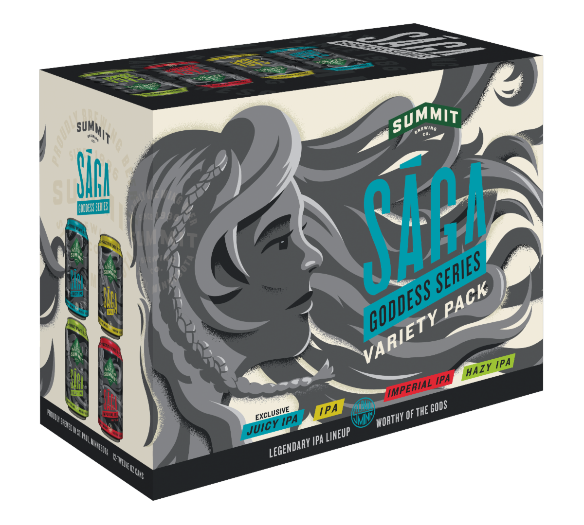 Summit Brewing Co. Expands the Sága Goddess Series and Releases 2nd Variety Pack 12 apost4 59