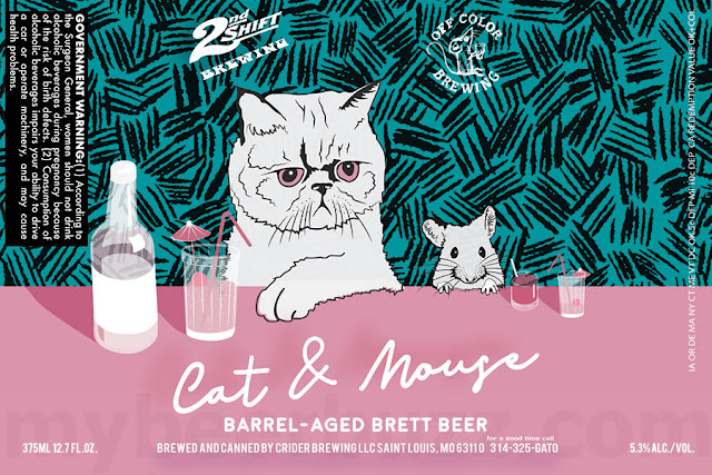 2nd Shift Working On Albino Pygmy Puma, Casual Experimentation, Rainbow Kitty, Grapevines, Cuvee de Trois, Cat, Beer # 1 & Mouse and Katy 11 apost5 54