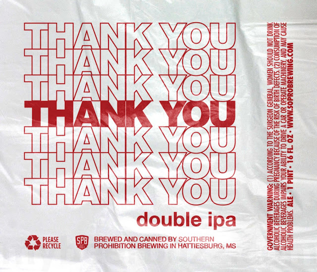 Southern Prohibition Brewing Adding Salad Days IPA, Moon Man, Sleeper Agent, Thank You, Chateau de Bones, Altered Beast IPA & Betty Cans 10 apost5 59