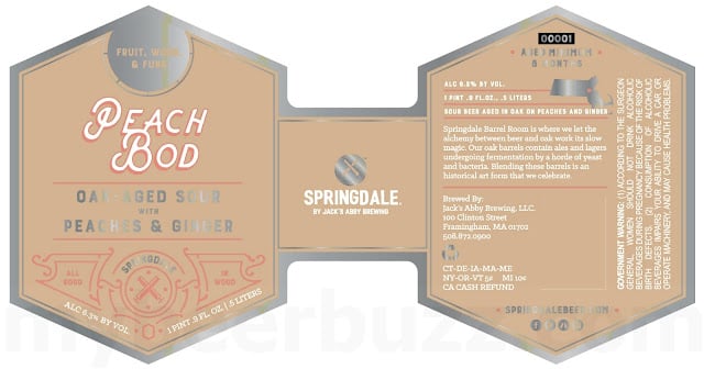Springdale By Jack’s Abby & Against The Grain Collaborate On Any IPA / Peach Bod, Secret Shields & Proper Daft 12 apost5 70