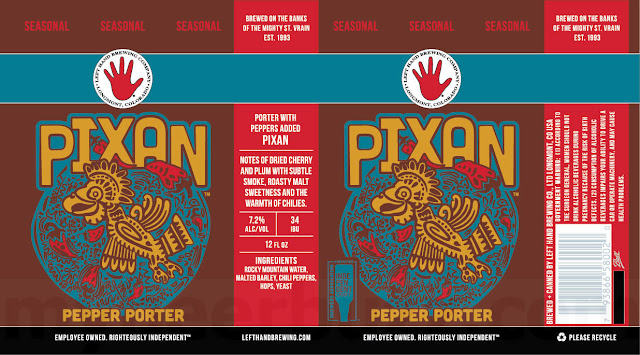 Left Hand Adding Pixan Pepper Porter, Milkshake IPA, Moscow Mule Ale & New Brewers Test Kitchen Black Forest Stout / Rosé Brut IPA 12 apost6 18