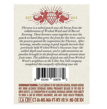 Wicked Weed & 10 Barrel Collaborate On Floresca Wicked Weed & 10 Barrel Collaborate On Floresca
